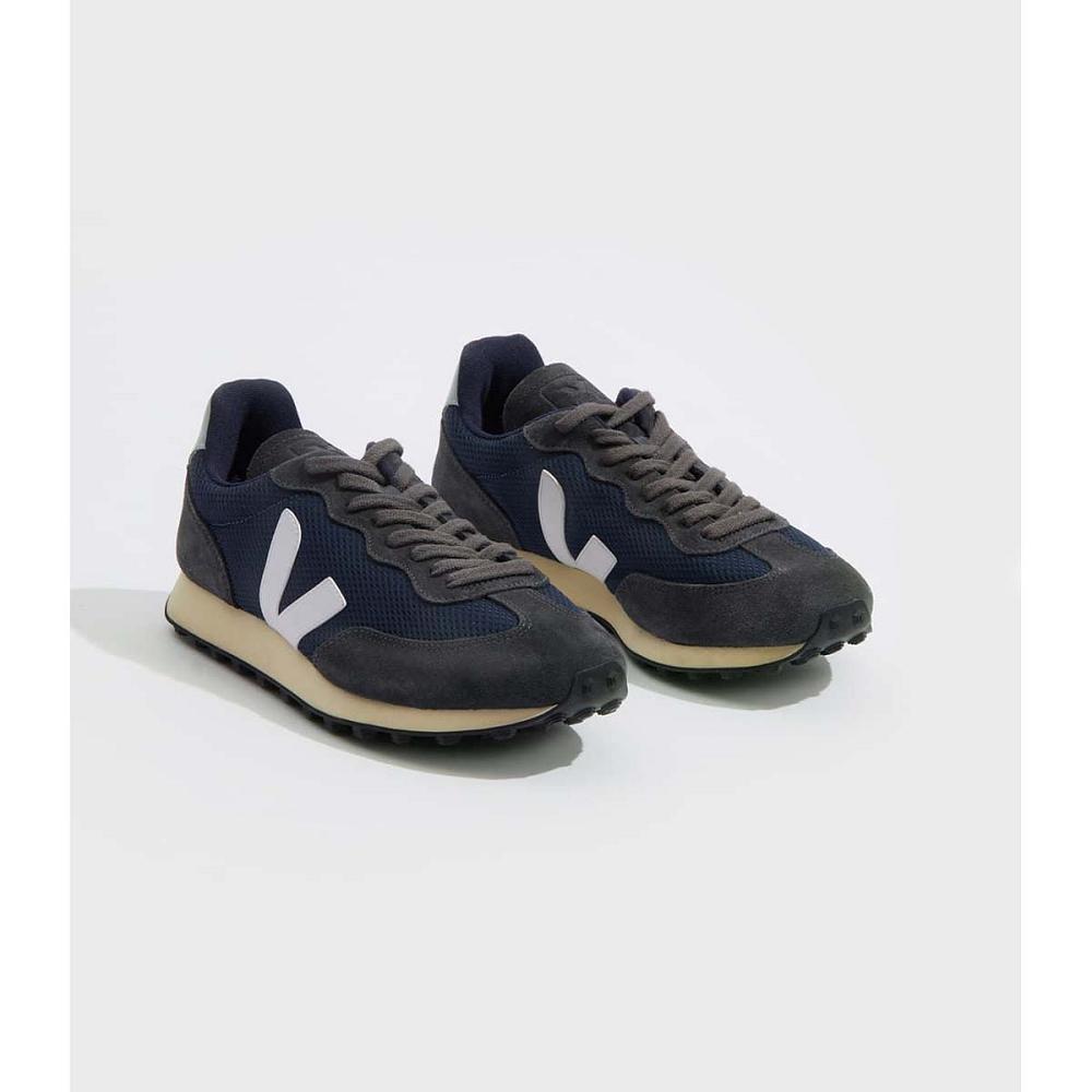 Women's Veja RIO BRANCO ALVEOMESH Running Shoes Navy | SG 415FDN